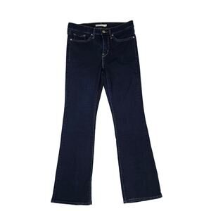Levis 315 Shaping Bootcut Women Sz 27 Dark Wash Denim Jeans Classic Stretch EUC